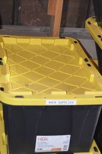 lot 102 image: HDX Tough Tote with Rack Supplies