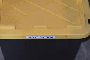 lot 108 image: HDX Tough Tote with Safety Equipment