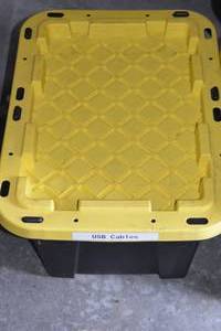 lot 111 image: HDX Tough Tote with USB Cables