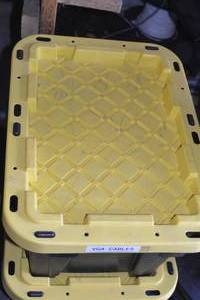 lot 113 image: HDX Tough Tote with VGA Cables