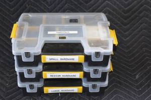 lot 124 image: Stanley Locking Organizers with hardware