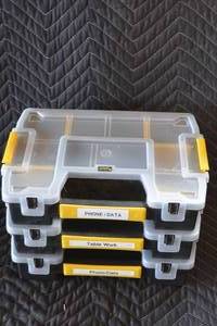 lot 125 image: Stanley Locking Organizers with contents