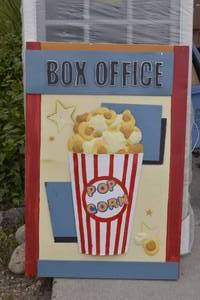 lot 207 image: Box Office Popcorn 3-D Wall print