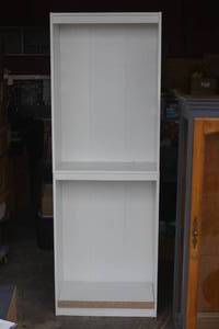 lot 203 image: large white wall shelf