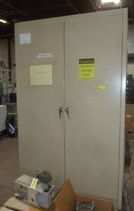 lot 3 image: Storage cabinet 48 inches wide x 24 deep x 78 high