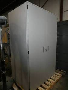 lot 7 image: 2 door cabinet - open back