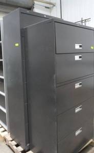 lot 42 image: Taller file cabinet in picture 6 drawer 36x17x76