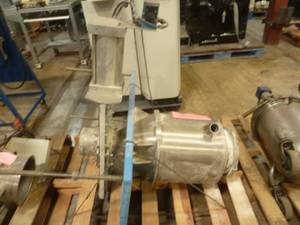 lot 43 image: Salina Vortex Knife Slide Gate Valve with Hopper