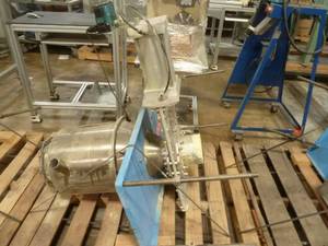 lot 44 image: Salina Vortex Knife Slide Gate Valve with Hopper