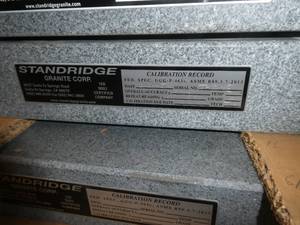lot 65 image: One Granite surface plate 18x24x3