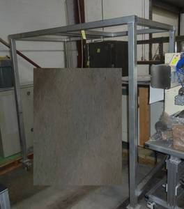 lot 103 image: Portable frame 66 wide x 36 deep x 67 inches tall