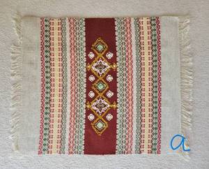 Vintage Swedish Flax Weaving, a