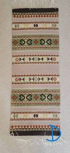 Vintage Swedish Flax Runner Weaving, d
