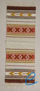 Vintage Swedish Flax Runner Weaving, e