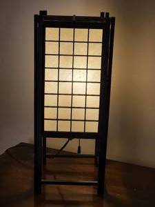 Rice Paper Box Screen Table Lamp