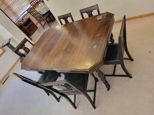 Jacobean Style Dining Table Set