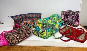 lot 311 image: Large Group of VERA BRADLEY Tote Bags Purses etc