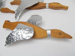 lot 148 image: Vintage Mid Century Flying Duck Wall Decorations