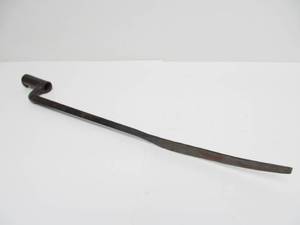 lot 153 image: Early antique Bayonet - Hammered into Tool