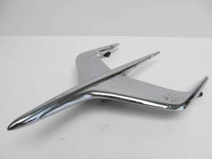lot 91 image: Large Original Vintage 1950s Mercury Chrome Jet Hood Ornament