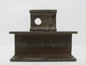 lot 117 image: 2 Old Railroad Tie Anvils