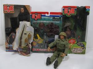 lot 46 image: Mostly New in Box Large Size GI JOE Action Figures