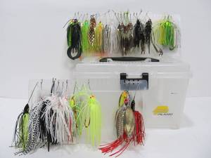 lot 254 image: Plano Fishing Tackle Box FULL of New Lures