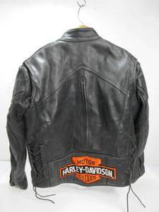 lot 258 image: Excellent Heavy Duty Leather HARLEY DAVIDSON Hot Leathers Motorcycle Jacket