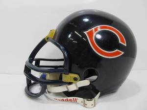 lot 261 image: Vintage 1980s CHICAGO BEARS Football Helmet 