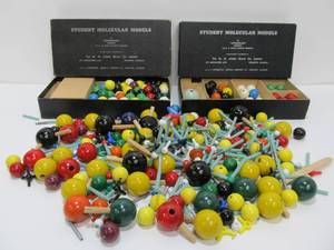 lot 228 image: Large Lot of 1930s era Scientific Student Molecular Models 