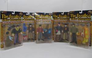 lot 243 image: McFarlane The BEATLES Yellow Submarine Action Figures