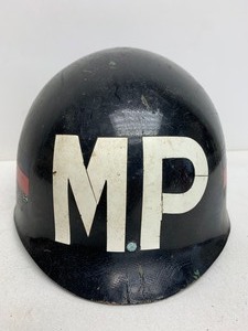 lot 352 image: Vintage Vietnam Era Military Helmets etc