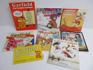 lot 324 image: Group of Garfield - Calvin & Hobbes Books