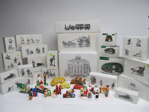 lot 329 image: LARGE Collection of Heritage Christmas Village