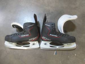 lot 188 image: Pair of Size 10 Easton Synergy Skates - Slightly Used, Missing Laces, but in nice condition.
