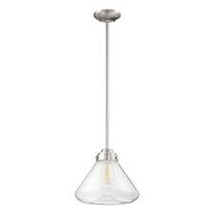 lot 16 image: Millennium Lighting 1 Light Full Sized Pendant-Brushed Nickel