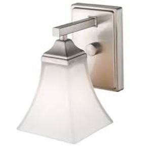 lot 57 image: Millennium Lighting 11 Tall Wall Sconce-Brushed Nickel