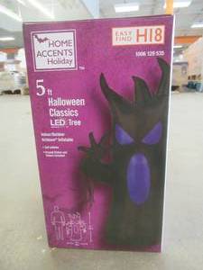 5 ft. Black Tree with Purple Face Airblown Halloween Inflatable (BRAND NEW, SEE PHOTOS)