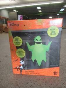 DISNEY 4 ft Hanging Oogie Boogie Airblown Disney (BRAND NEW)