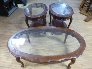 lot 31 image: Coffee Table and End Tables