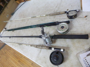 lot 93 image: 4 Rods and Reels
