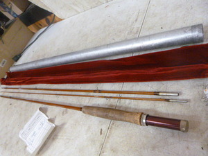 lot 97 image: Genuine Heddon Split Bamboo Rod