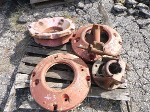 lot 3 image: 3 International Tractor Wheel Weights