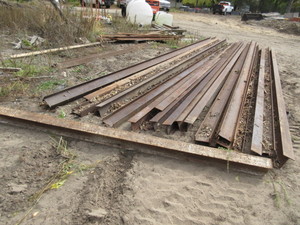 lot 340 image: STEEL I BEAMS