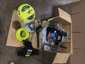 RYOBI 3200 PSI 2.3 GPM Cold Water 196cc Kohler Gas Pressure Washer and 15 in. Surface Cleaner Customer Returns See Terms on Auction