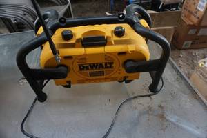 lot 7 image: DeWalt Model DC011 Job Site Radio