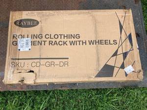 Commercial Rolling Clothing Rack