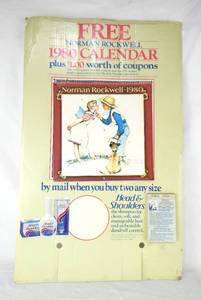 lot 40 image: Lot of 2 Vintage 1980s Head and Shoulders Advertisements
