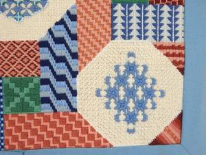lot 79 image: Vintage Textile Wall Art