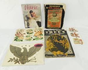 lot 9 image: Lot of Vintage Catalogs, Art Book and Advertisements